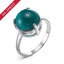 Серебряное кольцо с аквамарином 2368370Д14
